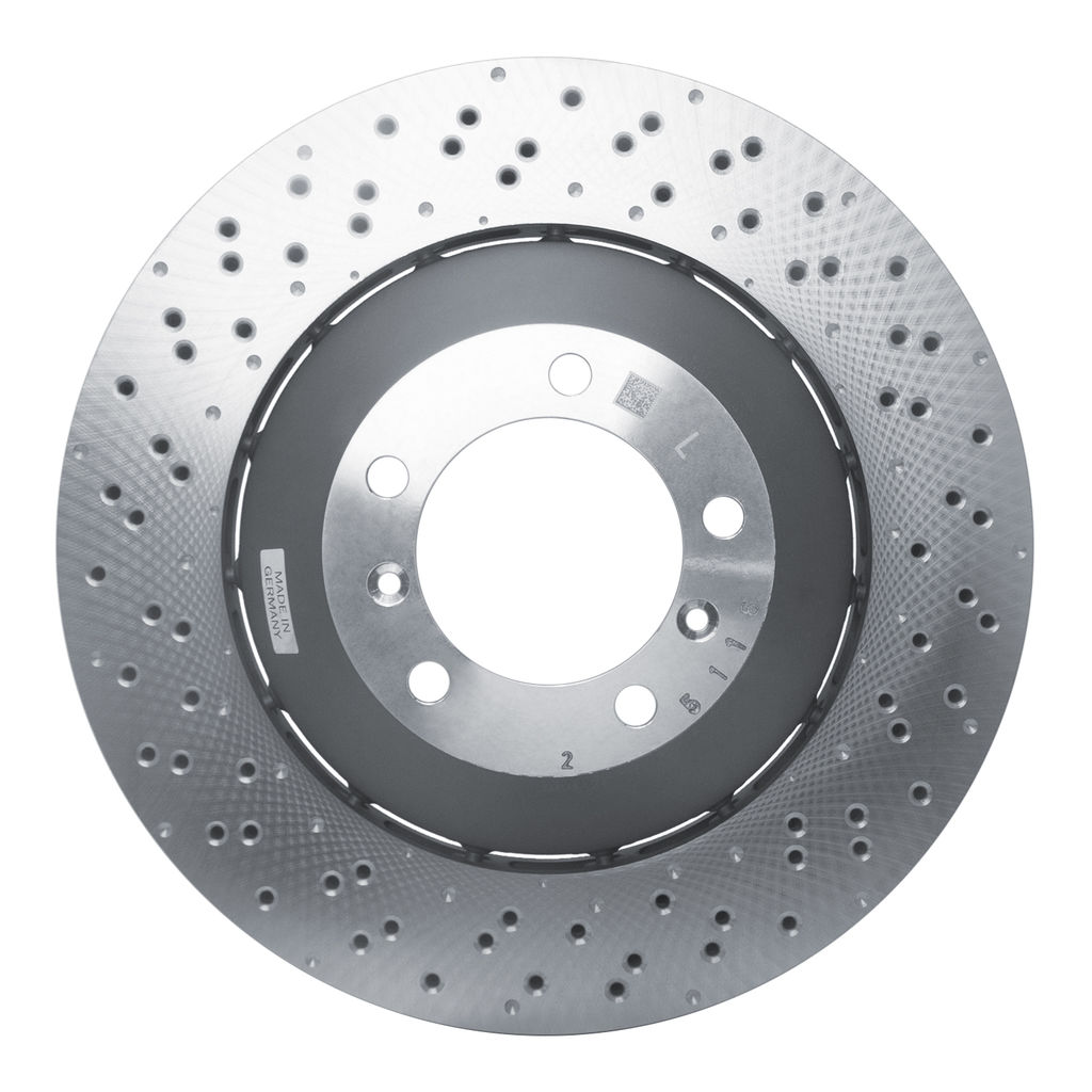Hi-Carbon Alloy Geomet Coated Drilled Brake Rotor