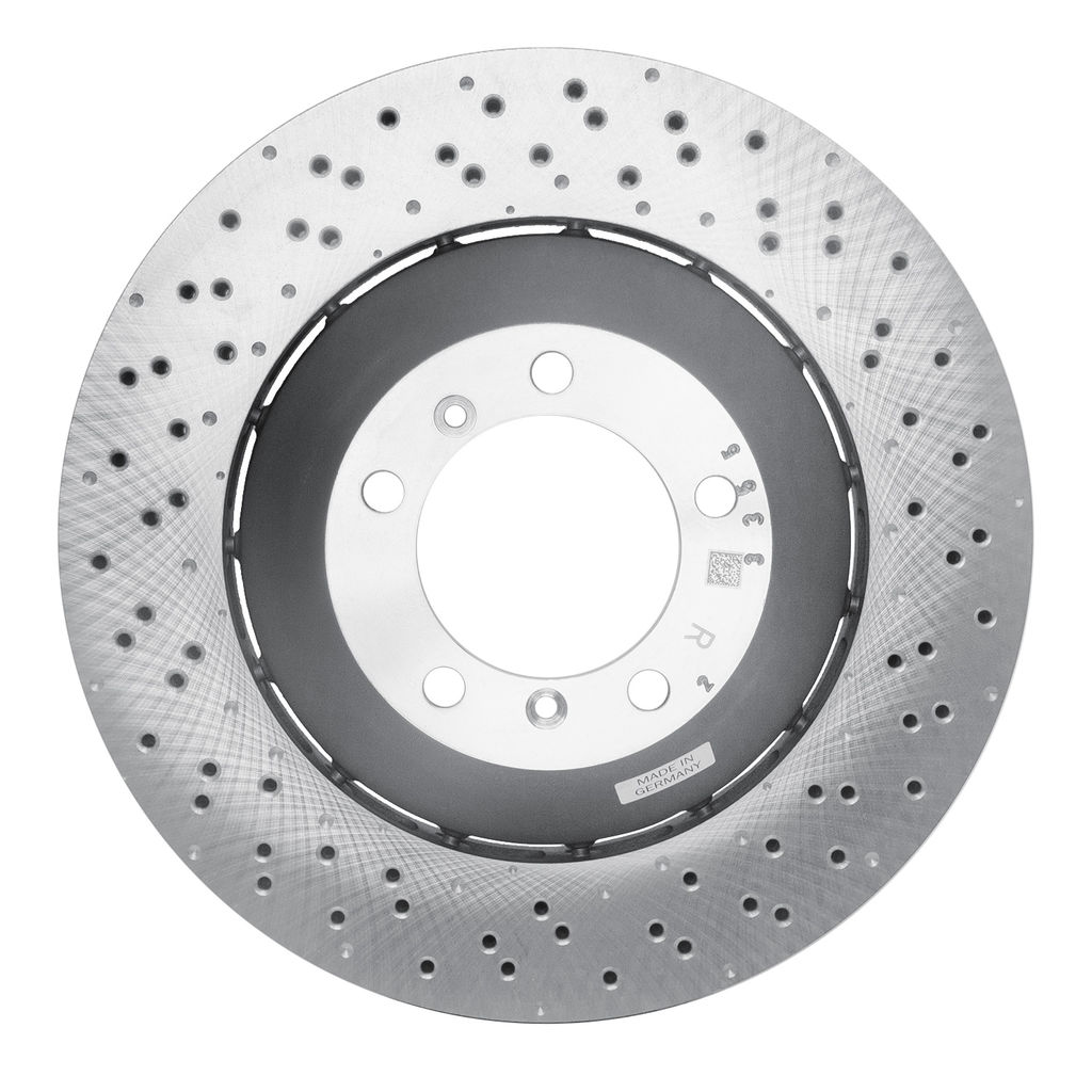 Hi-Carbon Alloy Geomet Coated Drilled Brake Rotor