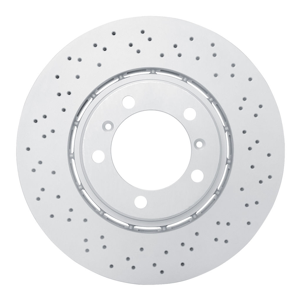 Hi-Carbon Alloy Geomet Coated Drilled Brake Rotor