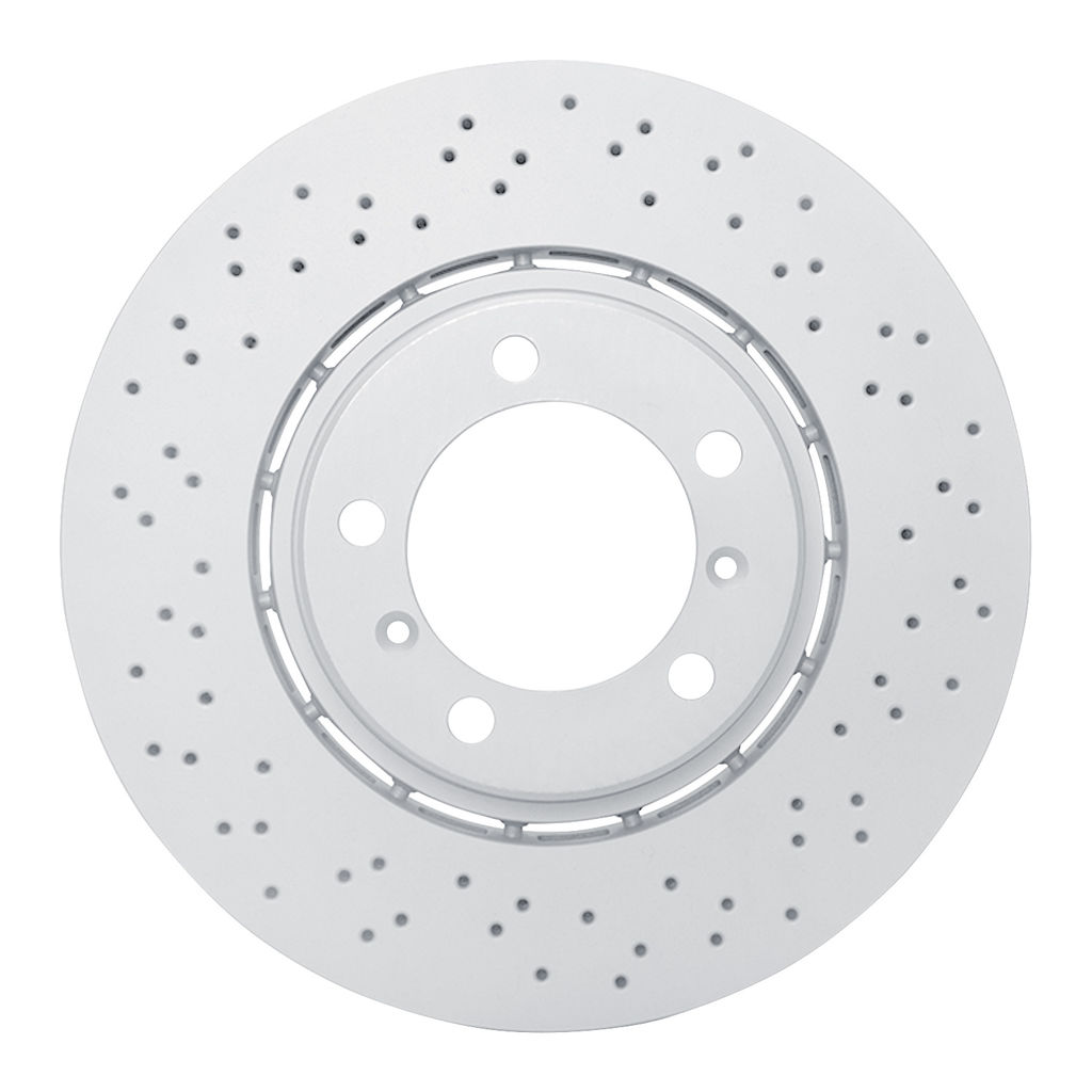Hi-Carbon Alloy Geomet Coated Drilled Brake Rotor