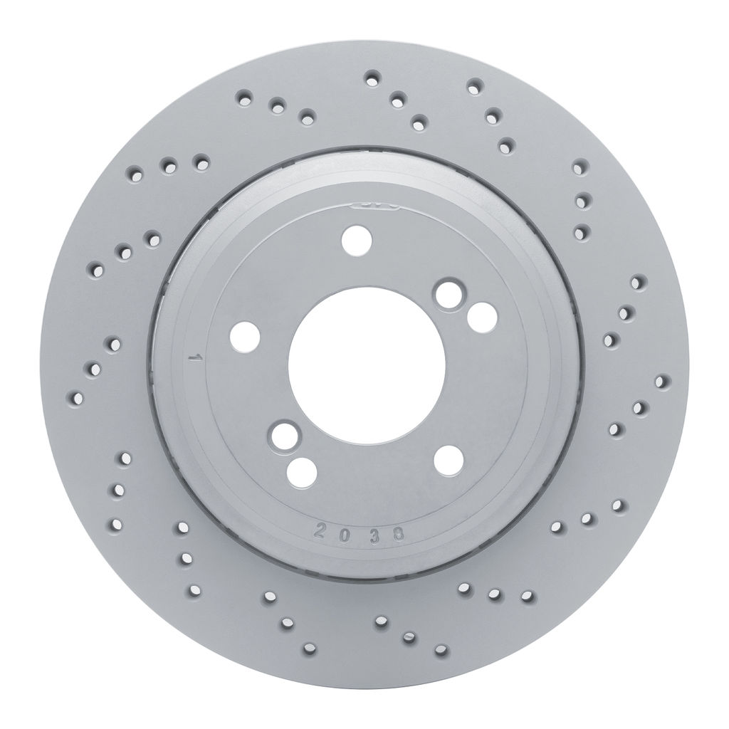 Hi-Carbon Alloy Geomet Coated Drilled Brake Rotor