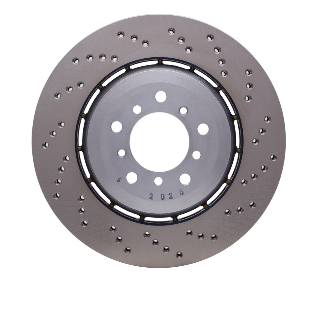 Hi-Carbon Alloy Geomet Coated Drilled Brake Rotor