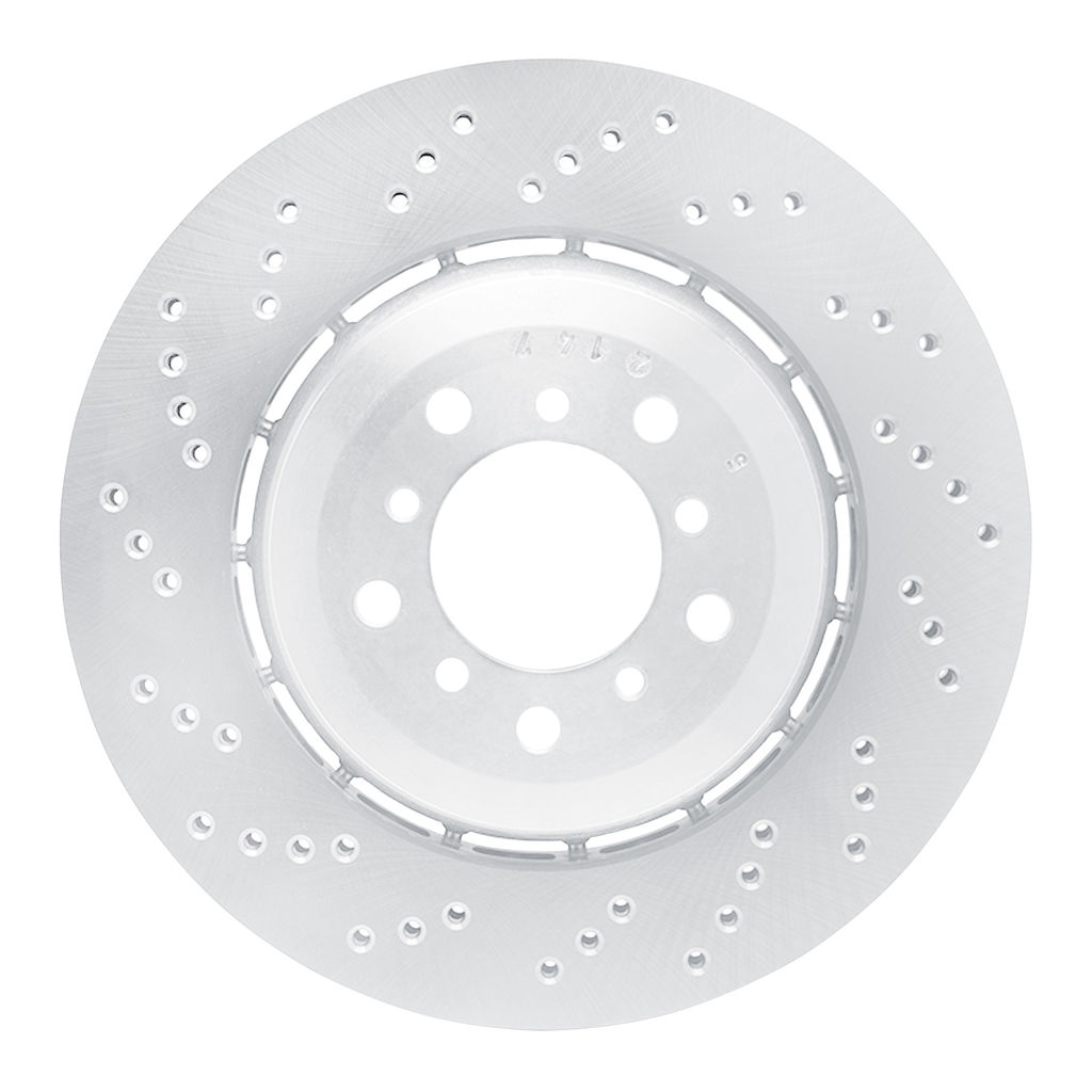 Hi-Carbon Alloy Geomet Coated Drilled Brake Rotor