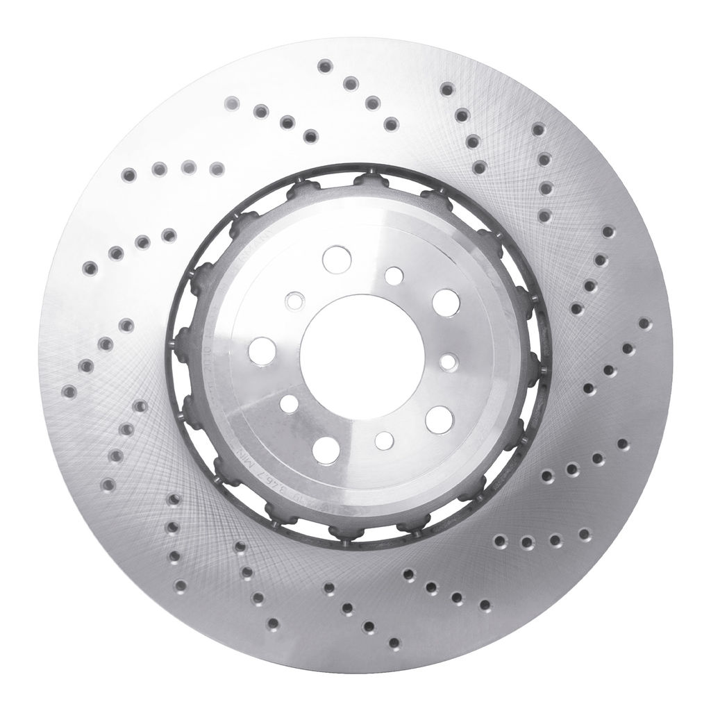 Hi-Carbon Alloy Geomet Coated Drilled Brake Rotor