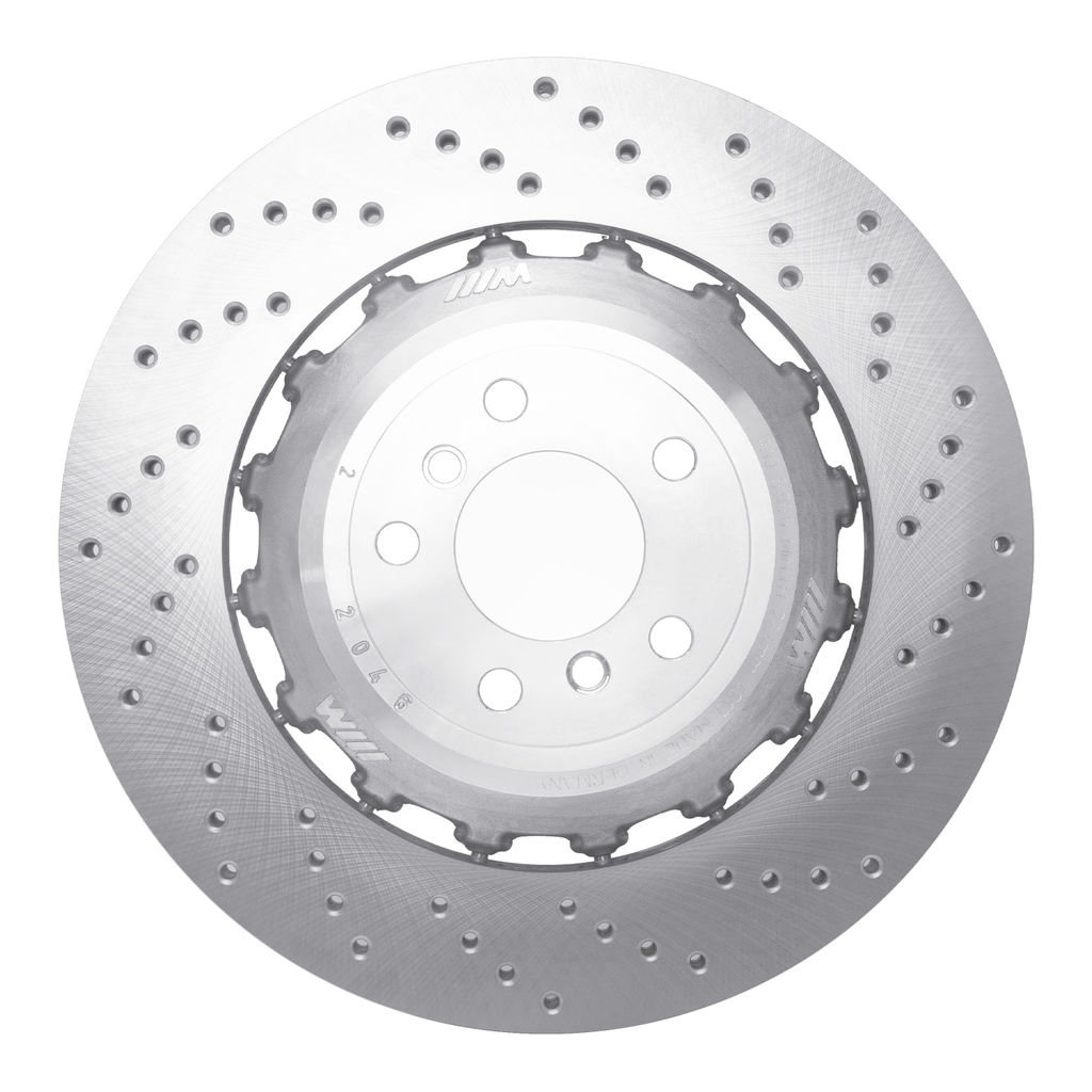 Hi-Carbon Alloy Geomet Coated Drilled Brake Rotor