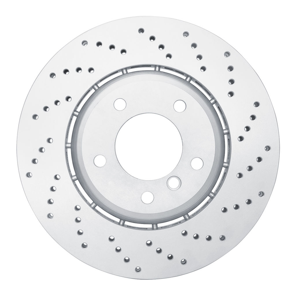 Hi-Carbon Alloy Geomet Coated Drilled Brake Rotor