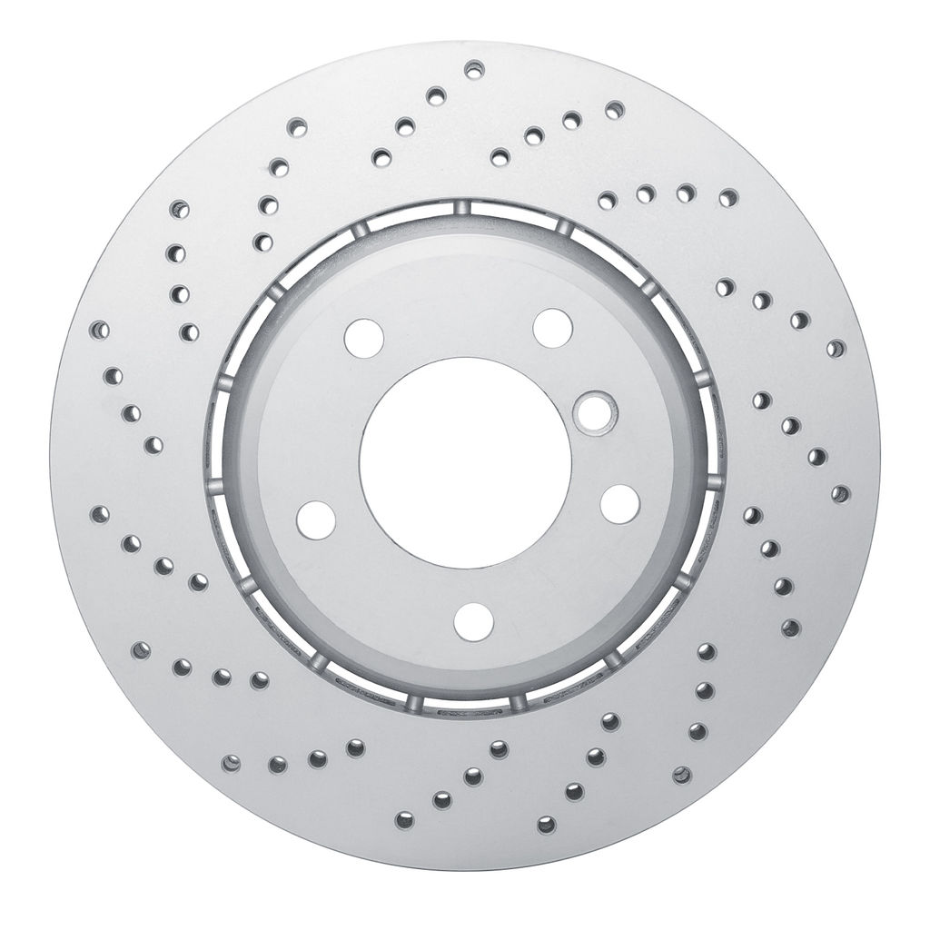 Hi-Carbon Alloy Geomet Coated Drilled Brake Rotor