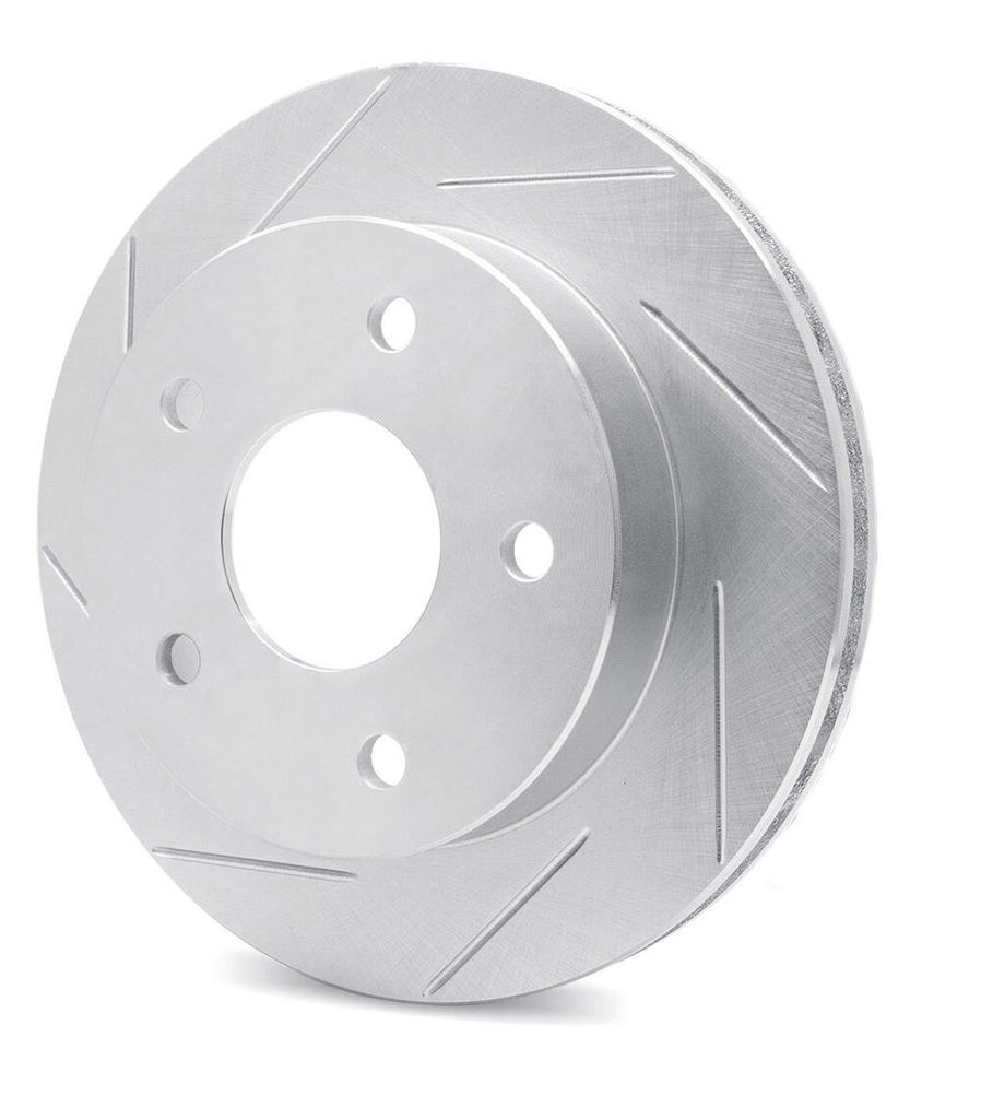 Dynamic Friction 810-59043R - Slotted Coated Carbon Alloy Brake Rotor