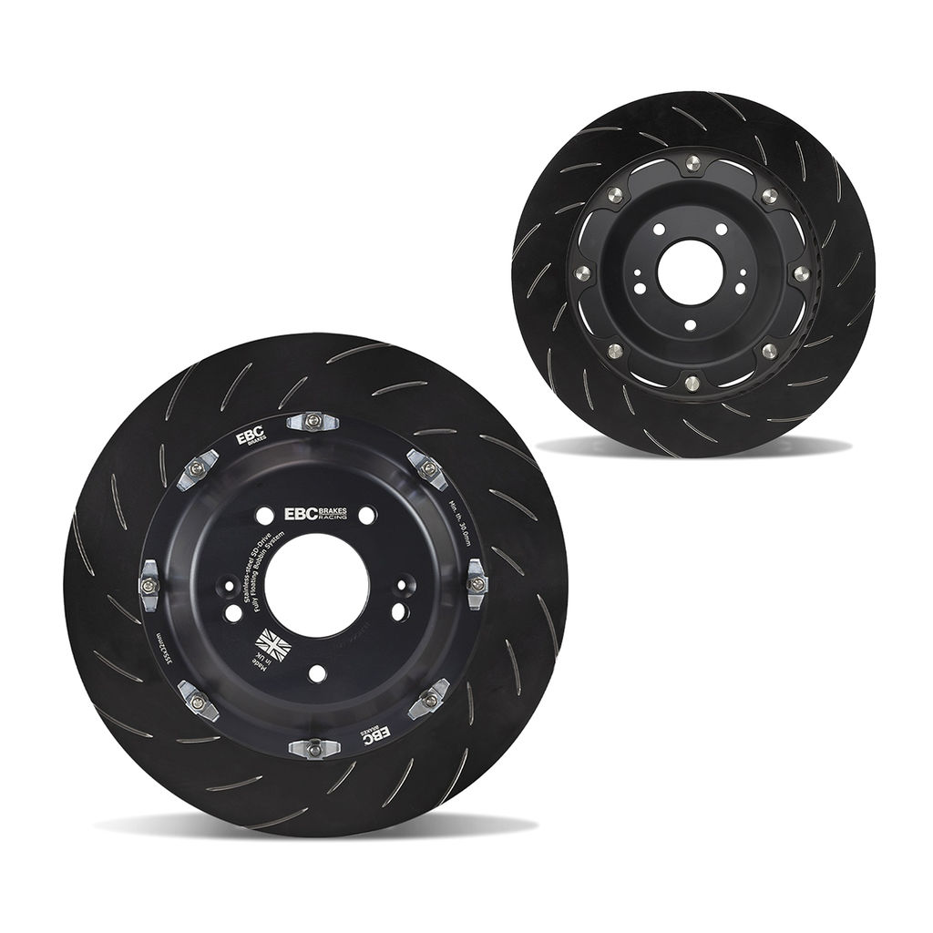 EBC Brakes SG2FK-033 - 2-Piece Slotted Brake Rotors for BBK, 2-Wheel Set