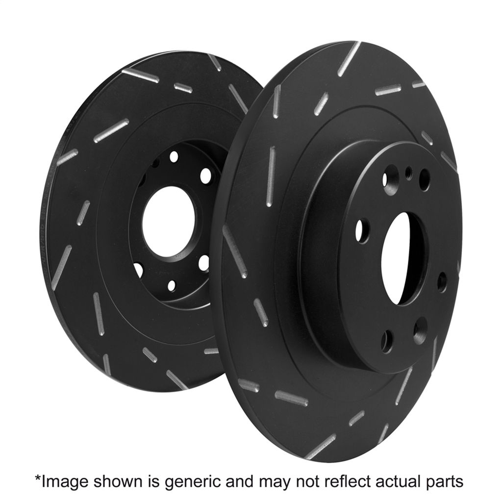 EBC Brakes USR199 - Ultimax Slotted Solid Front Disc Brake Rotors, 2-Wheel Set