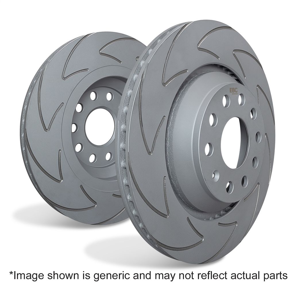 EBC Brakes BSD7706 - V Slot Blade High Carbon Disc Brake Rotors, 2-Wheel Set