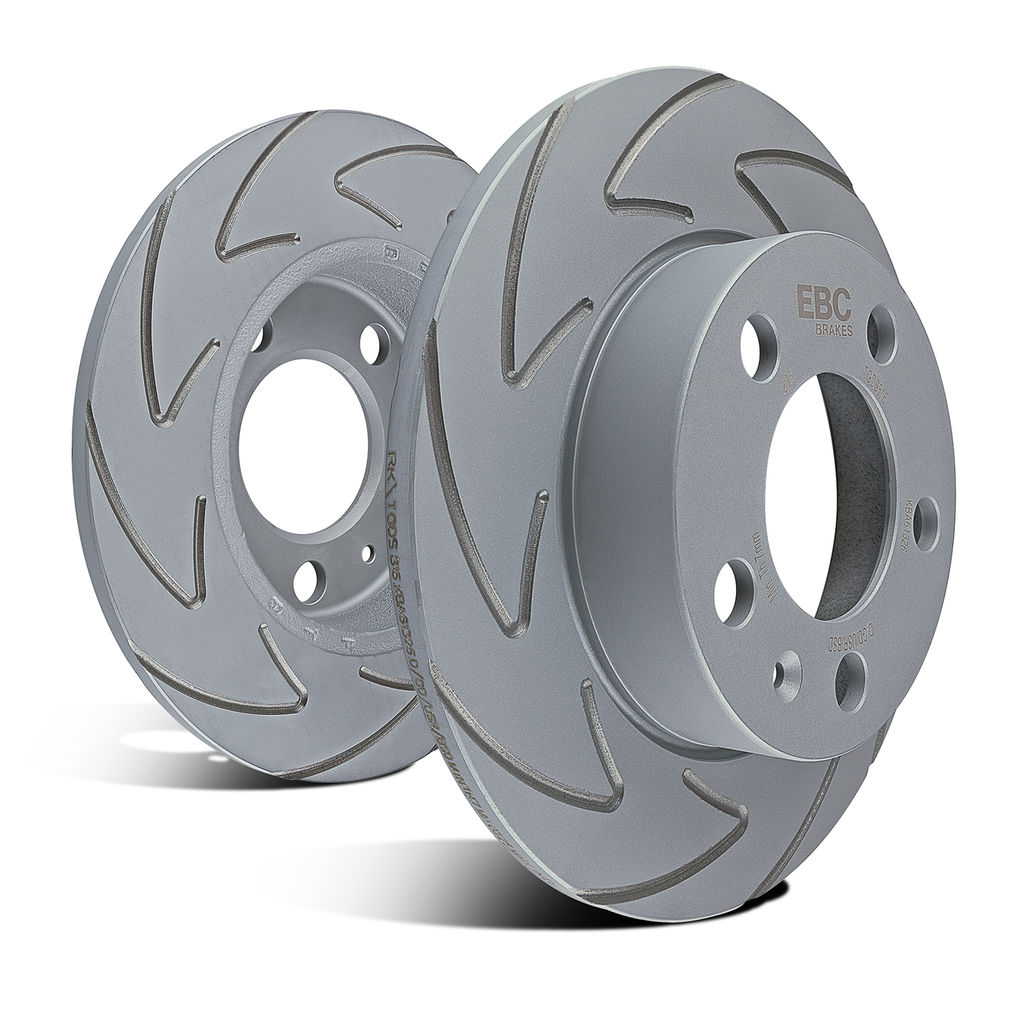 EBC Brakes BSD7108 - V Slot Blade Solid Rear Disc Brake Rotors, 2-Wheel Set