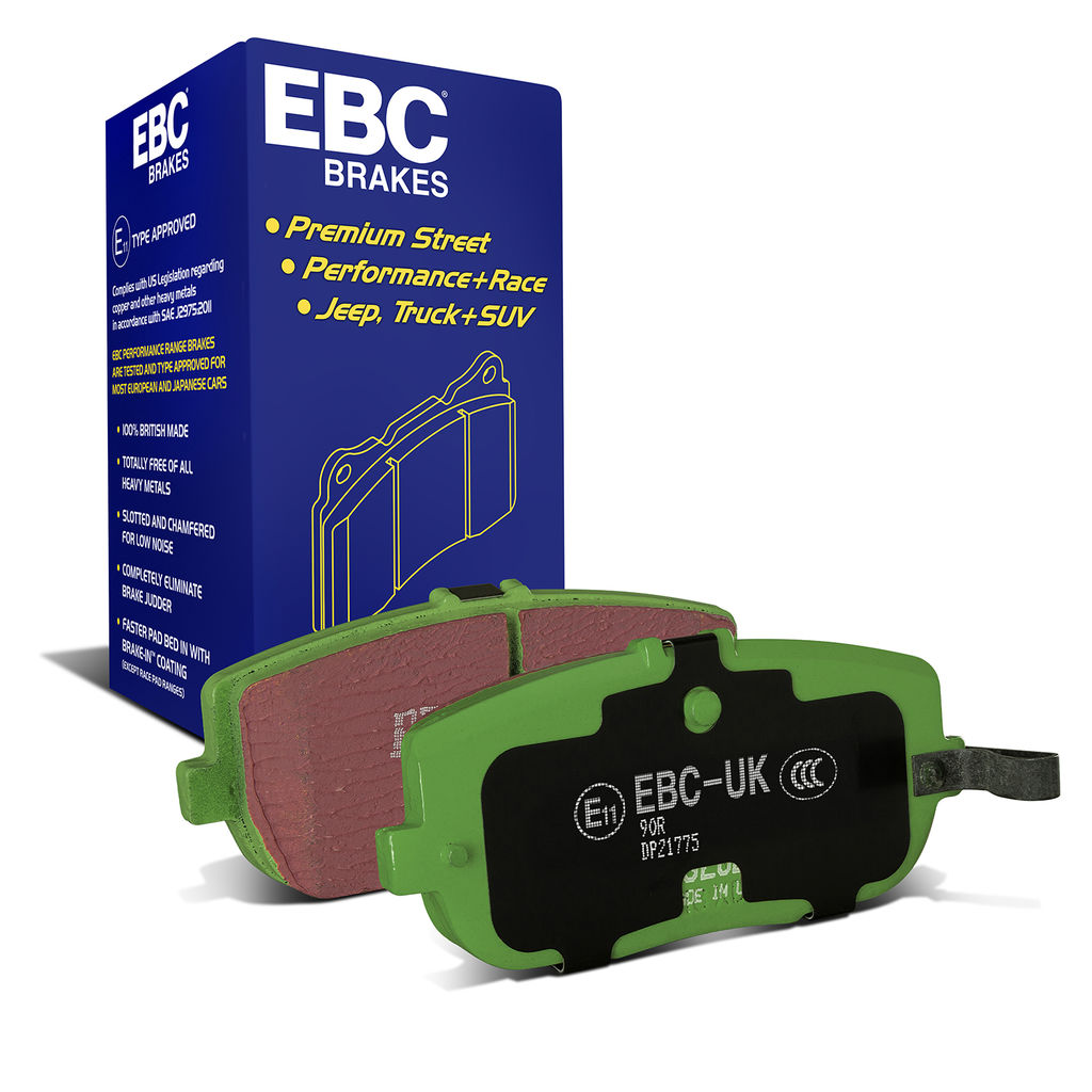 EBC Brakes DP21775 - Greenstuff 2000 Series Sport Disc Brake Pad Set, 2-Wheel Set