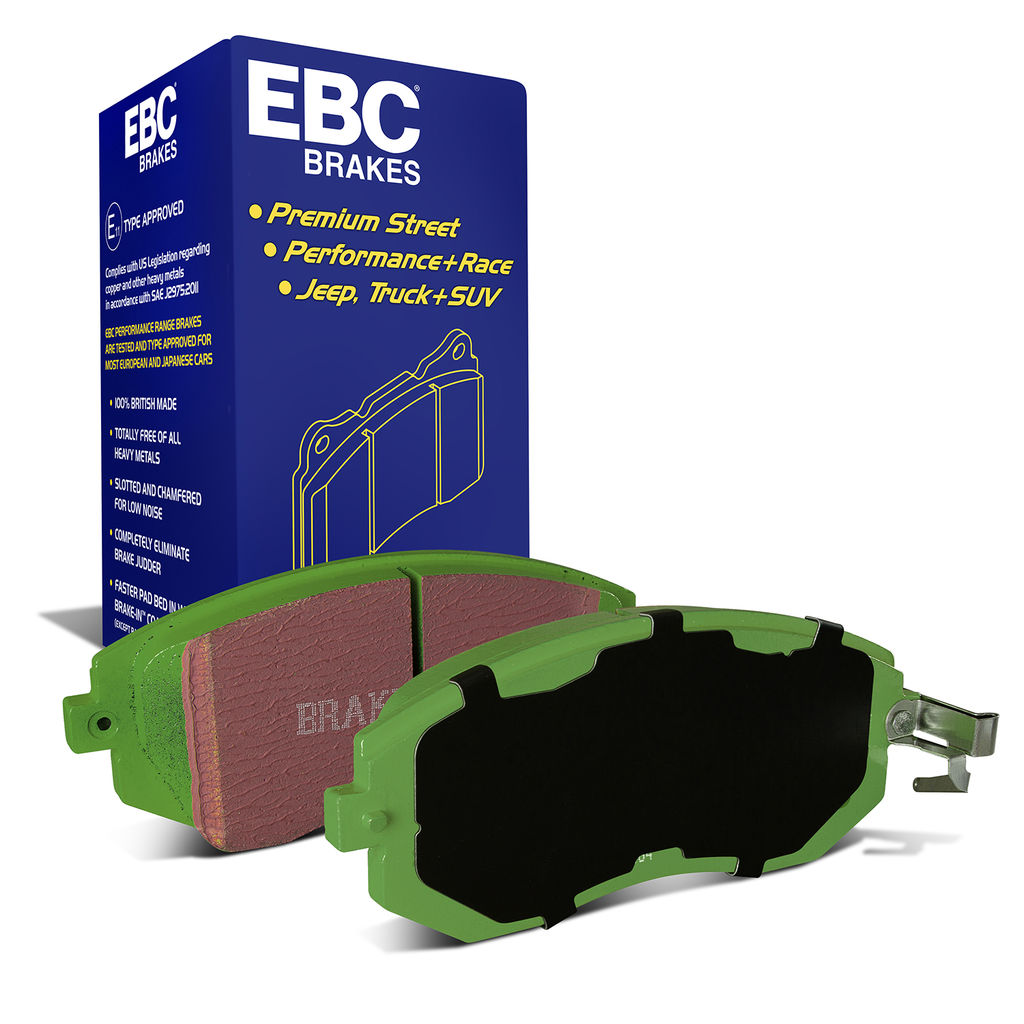 EBC Brakes DP21884 - Greenstuff 2000 Series Sport Disc Brake Pad Set, 2-Wheel Set