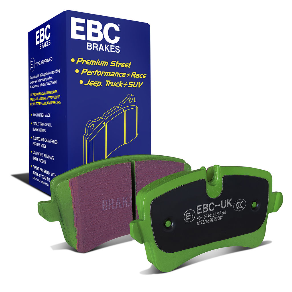 EBC Brakes DP22082 - Greenstuff 2000 Series Sport Disc Brake Pad Set, 2-Wheel Set