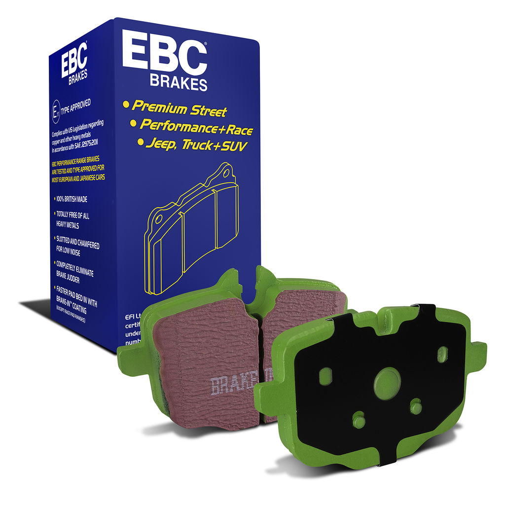 EBC Brakes DP22089 - Greenstuff 2000 Series Sport Disc Brake Pad Set, 2-Wheel Set