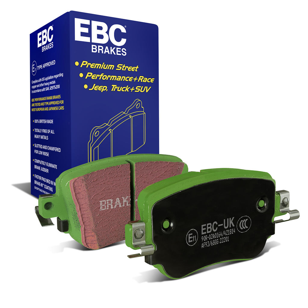 EBC Brakes DP22201 - Greenstuff 2000 Series Sport Disc Brake Pad Set, 2-Wheel Set