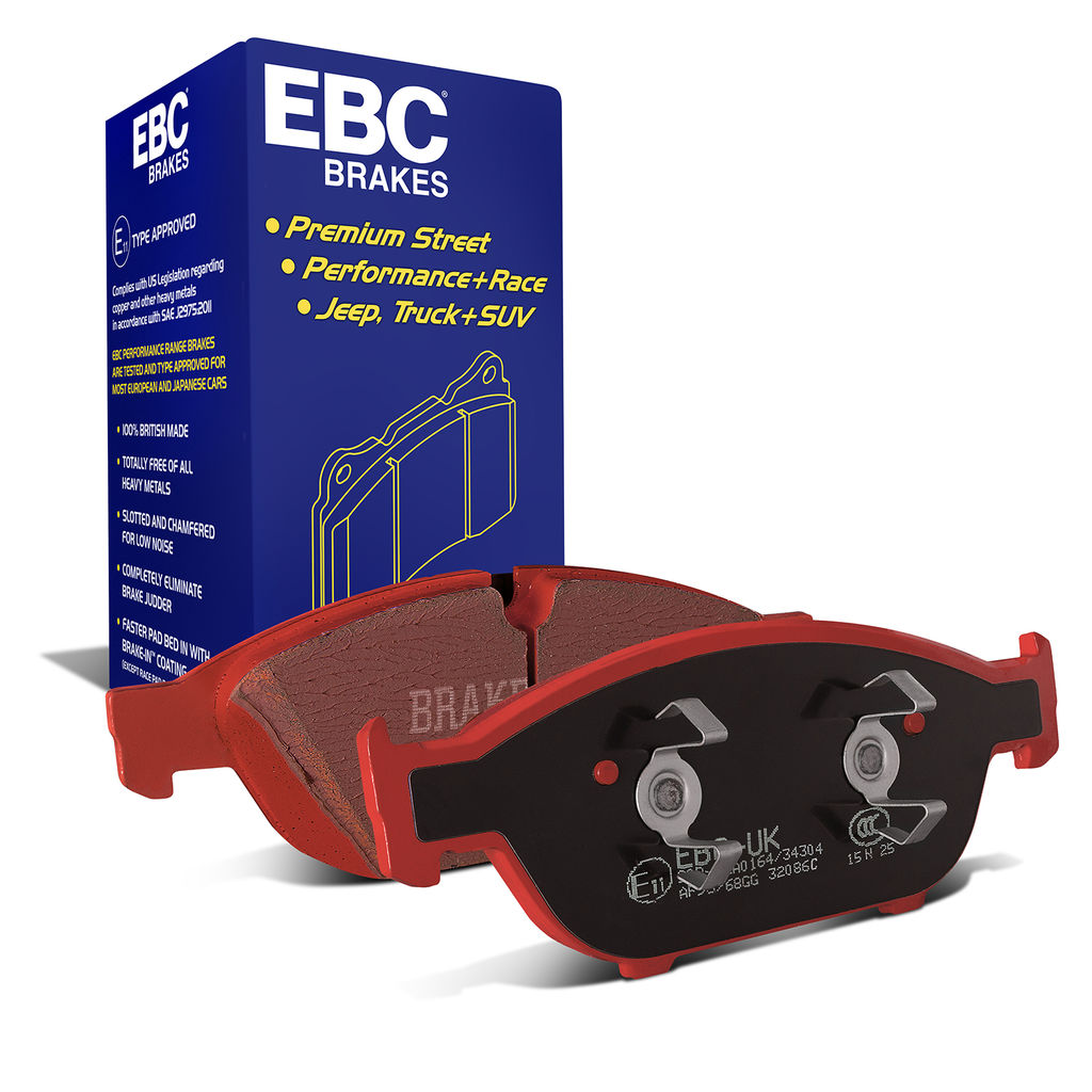 EBC Brakes DP32086C - Redstuff Ceramic Low Dust Disc Brake Pad Set, 2-Wheel Set