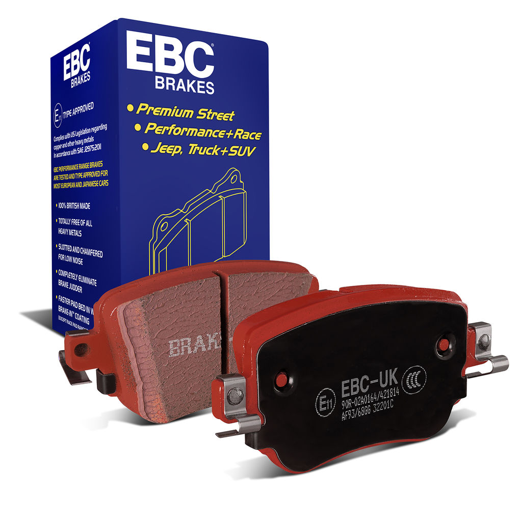 EBC Brakes DP32201C - Redstuff Ceramic Low Dust Disc Brake Pad Set, 2-Wheel Set