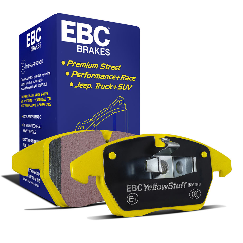 EBC Brakes DP4103R - Yellowstuff Street and Track Disc Brake Pad Set, 2-Wheel Set