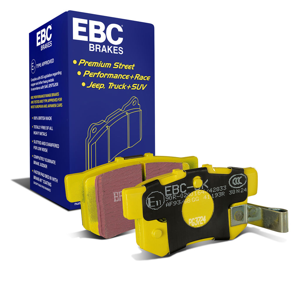 EBC Brakes DP41193R - Yellowstuff Street and Track Disc Brake Pad Set, 2-Wheel Set