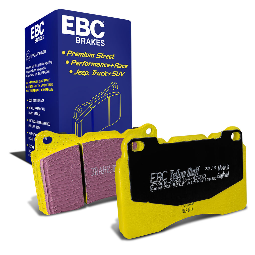 EBC Brakes DP41210R - Yellowstuff Street and Track Disc Brake Pad Set, 2-Wheel Set