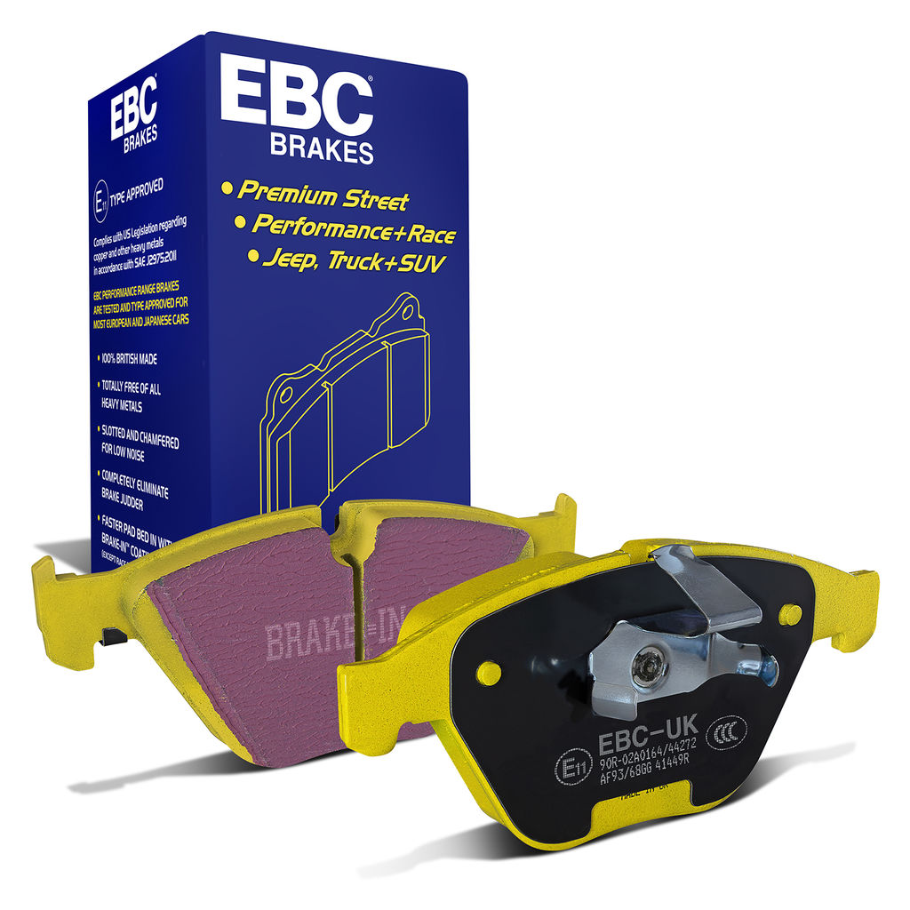 EBC Brakes DP41449R - Yellowstuff Street and Track Disc Brake Pad Set, 2-Wheel Set