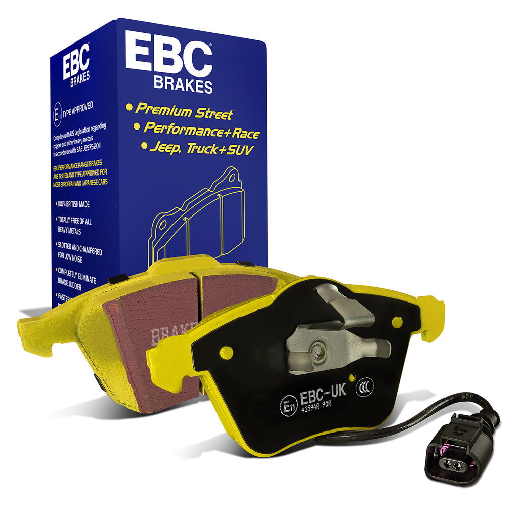 EBC Brakes DP41594R - Yellowstuff Street and Track Disc Brake Pad Set, 2-Wheel Set