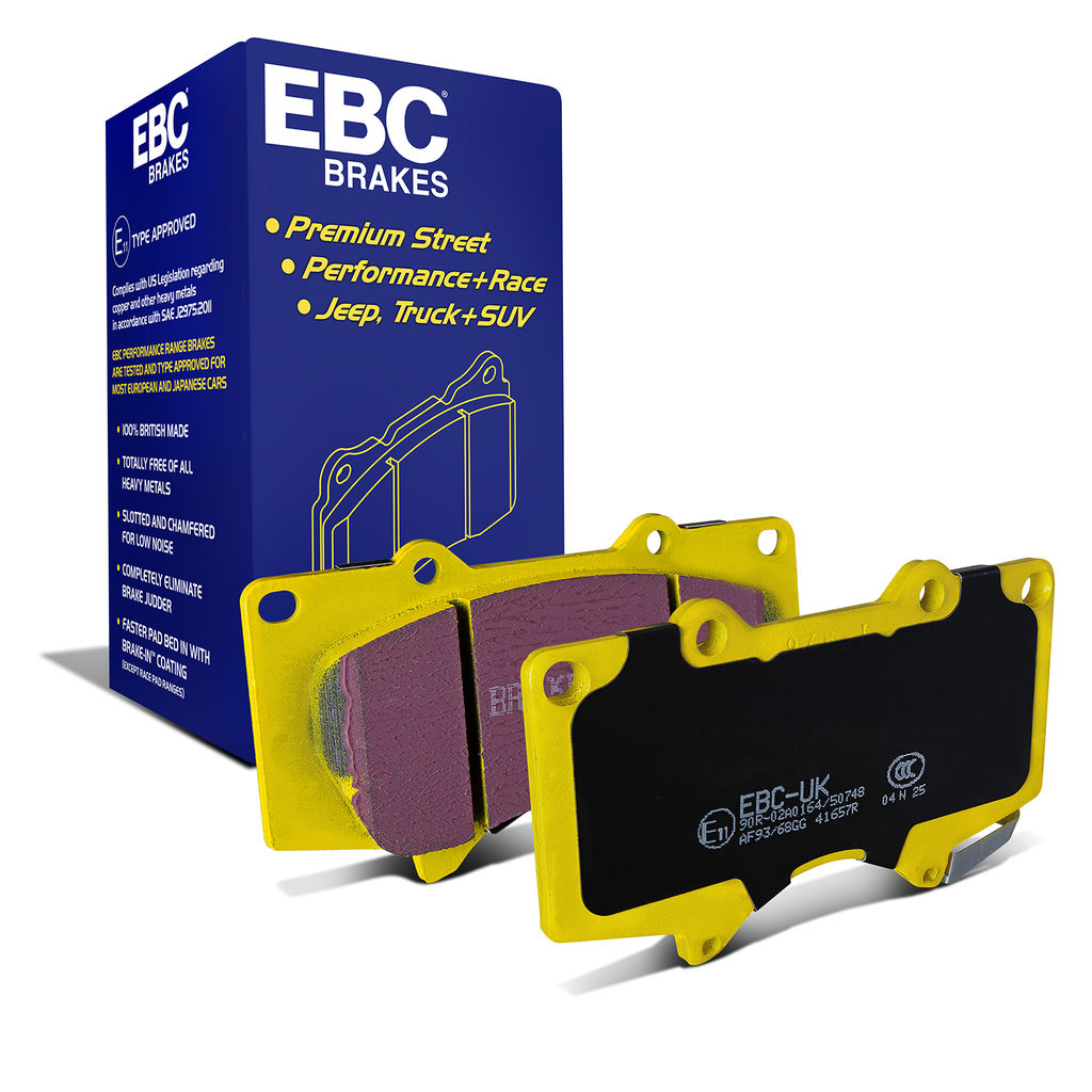EBC Brakes DP41657R - Yellowstuff Street and Track Disc Brake Pad Set, 2-Wheel Set