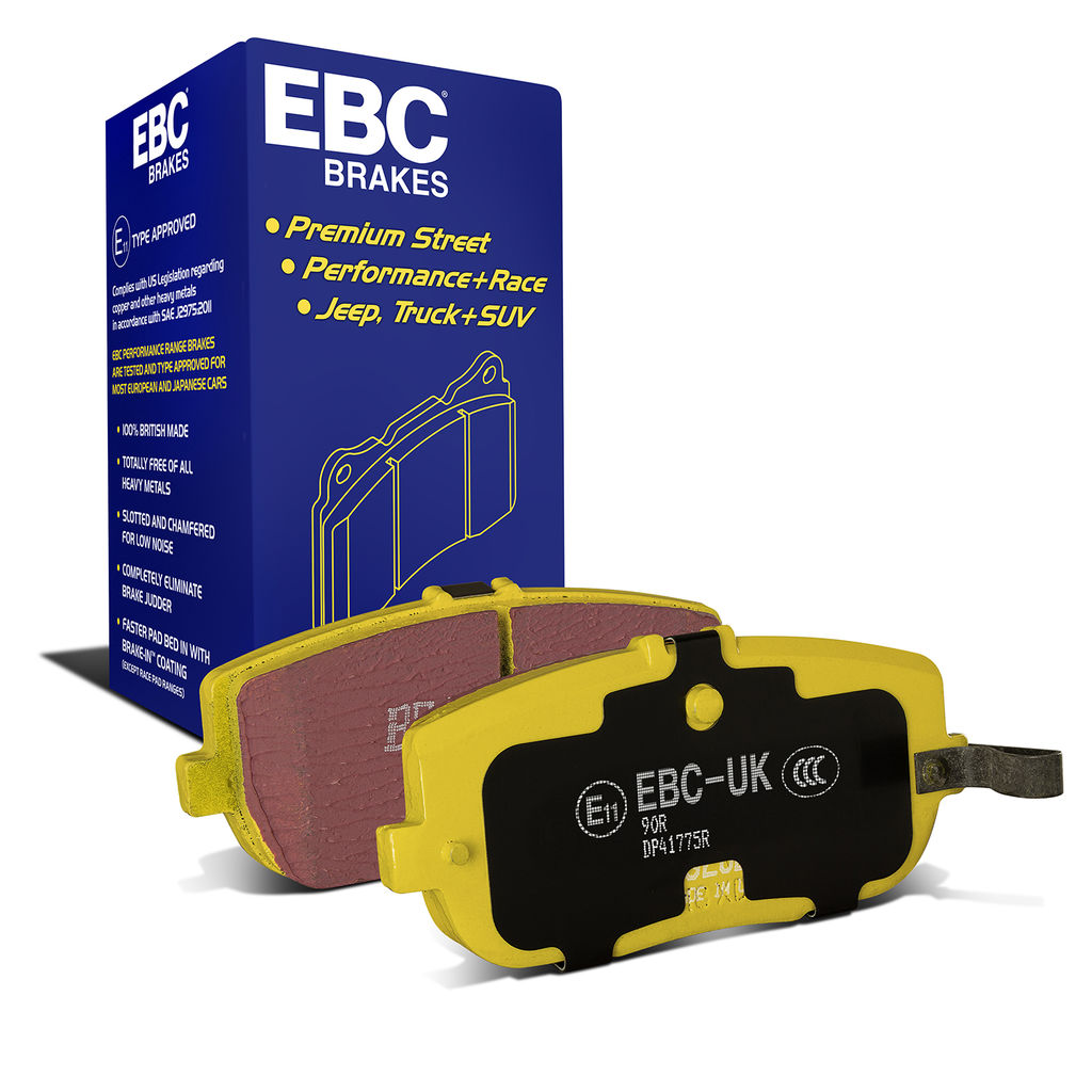 EBC Brakes DP41775R - Yellowstuff Street and Track Disc Brake Pad Set, 2-Wheel Set