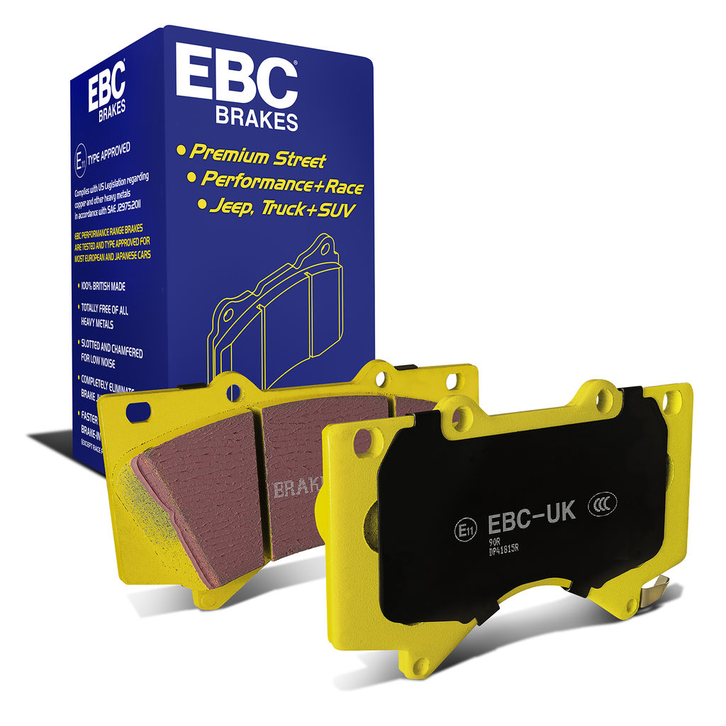 EBC Brakes DP41815R - Yellowstuff Street and Track Disc Brake Pad Set, 2-Wheel Set