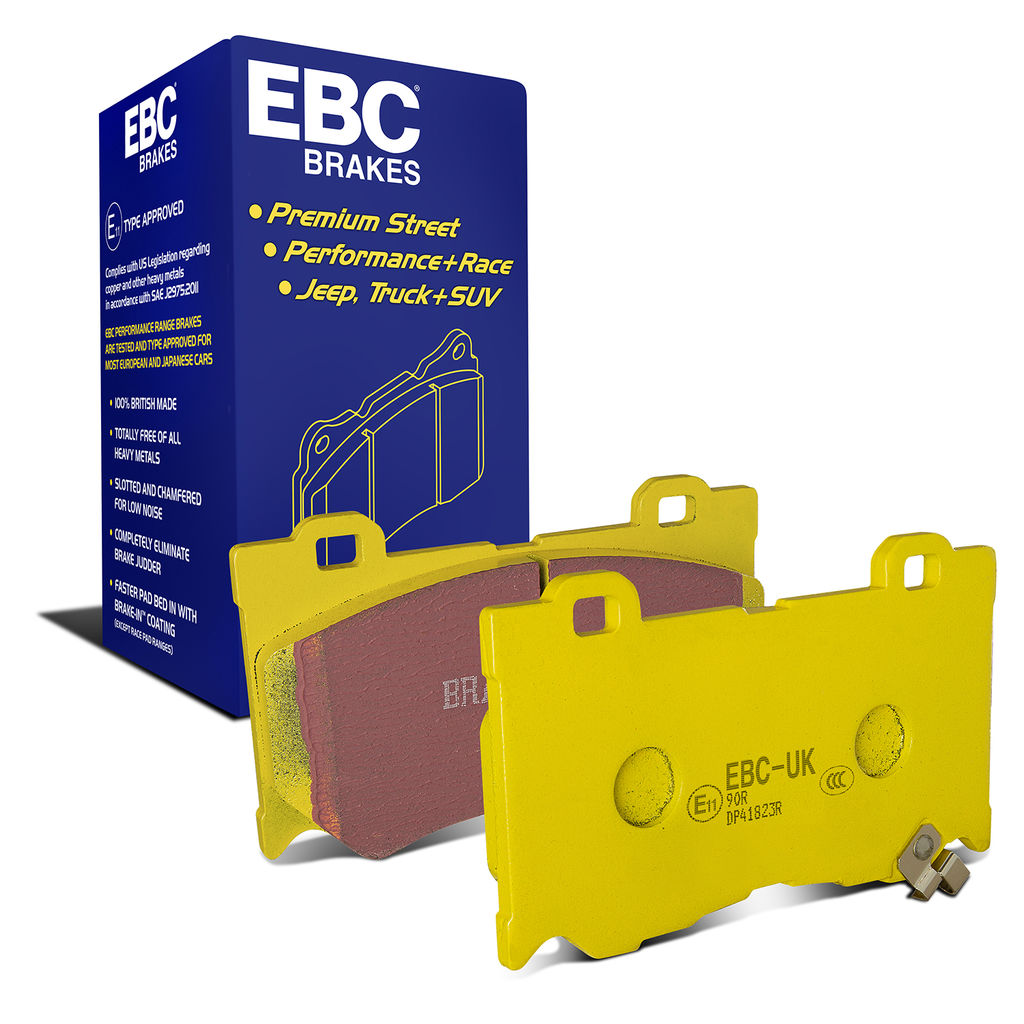 EBC Brakes DP41823R - Yellowstuff Street and Track Disc Brake Pad Set, 2-Wheel Set