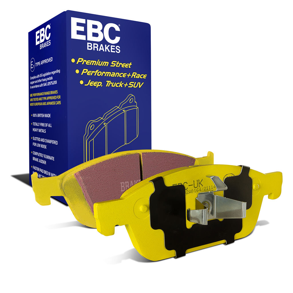 EBC Brakes DP42145R - Yellowstuff Street and Track Disc Brake Pad Set, 2-Wheel Set