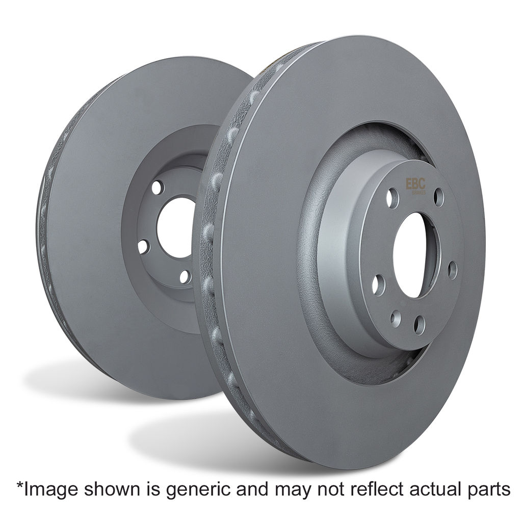 EBC Brakes RK1218 - Ultimax OE Style Smooth Vented Front Disc Brake Rotors, 2-Wheel Set