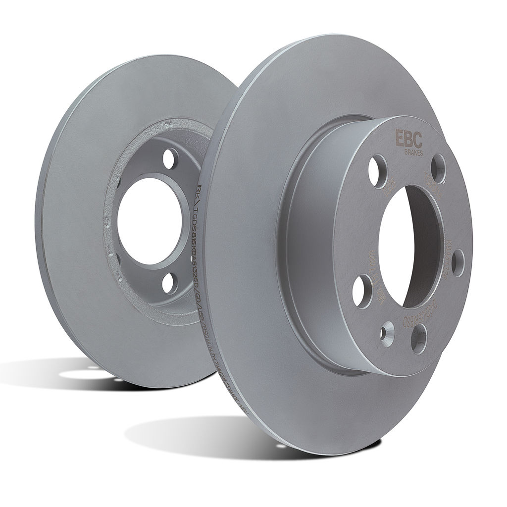 EBC Brakes RK271 - Ultimax OE Style Smooth Solid Front Disc Brake Rotors, 2-Wheel Set