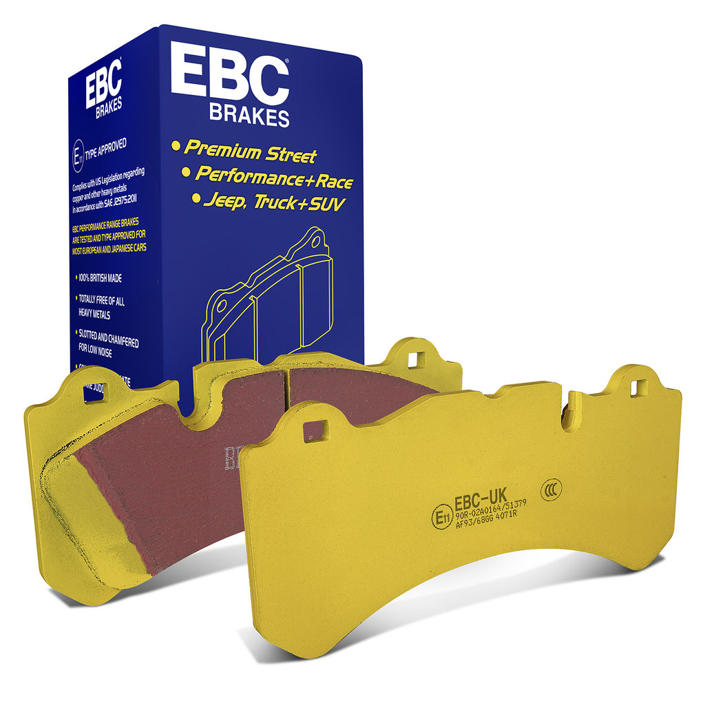 EBC Brakes DP4071R - Yellowstuff Street and Track Disc Brake Pad Set, 2-Wheel Set
