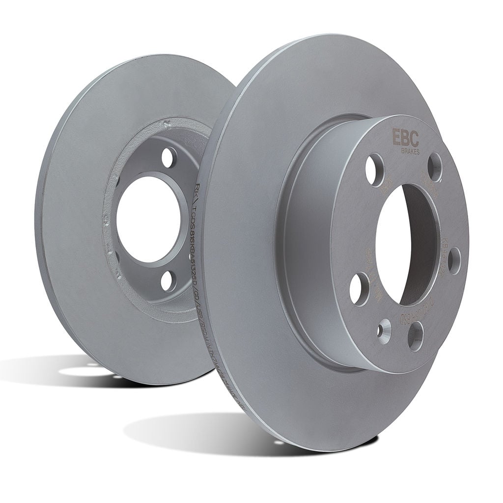 EBC Brakes RK1704 - Ultimax OE Style Smooth Solid Rear Disc Brake Rotors, 2-Wheel Set
