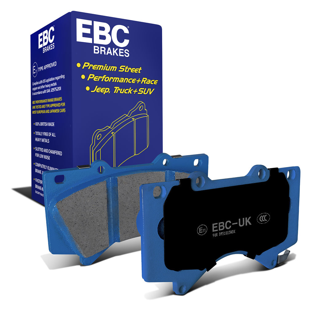 EBC Brakes DP51815NDX - Bluestuff NDX Full Race Disc Brake Pad Set, 2-Wheel Set