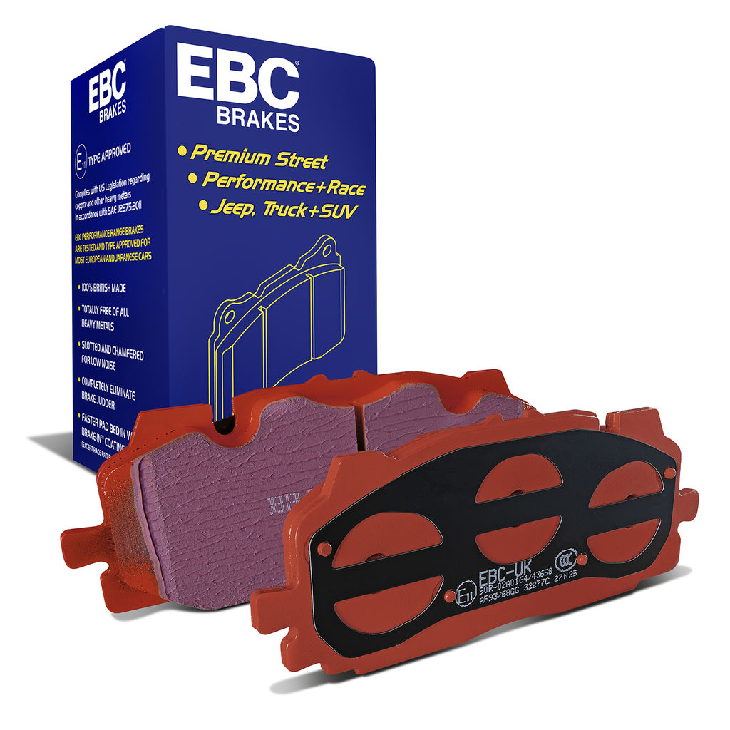 EBC Brakes DP32277C - Redstuff Ceramic Low Dust Disc Brake Pad Set, 2-Wheel Set