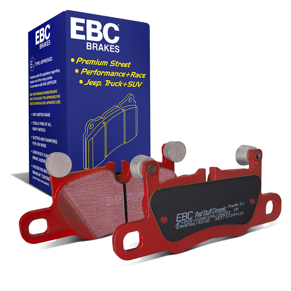 EBC Brakes DP32371C - Redstuff Ceramic Low Dust Disc Brake Pad Set, 2-Wheel Set