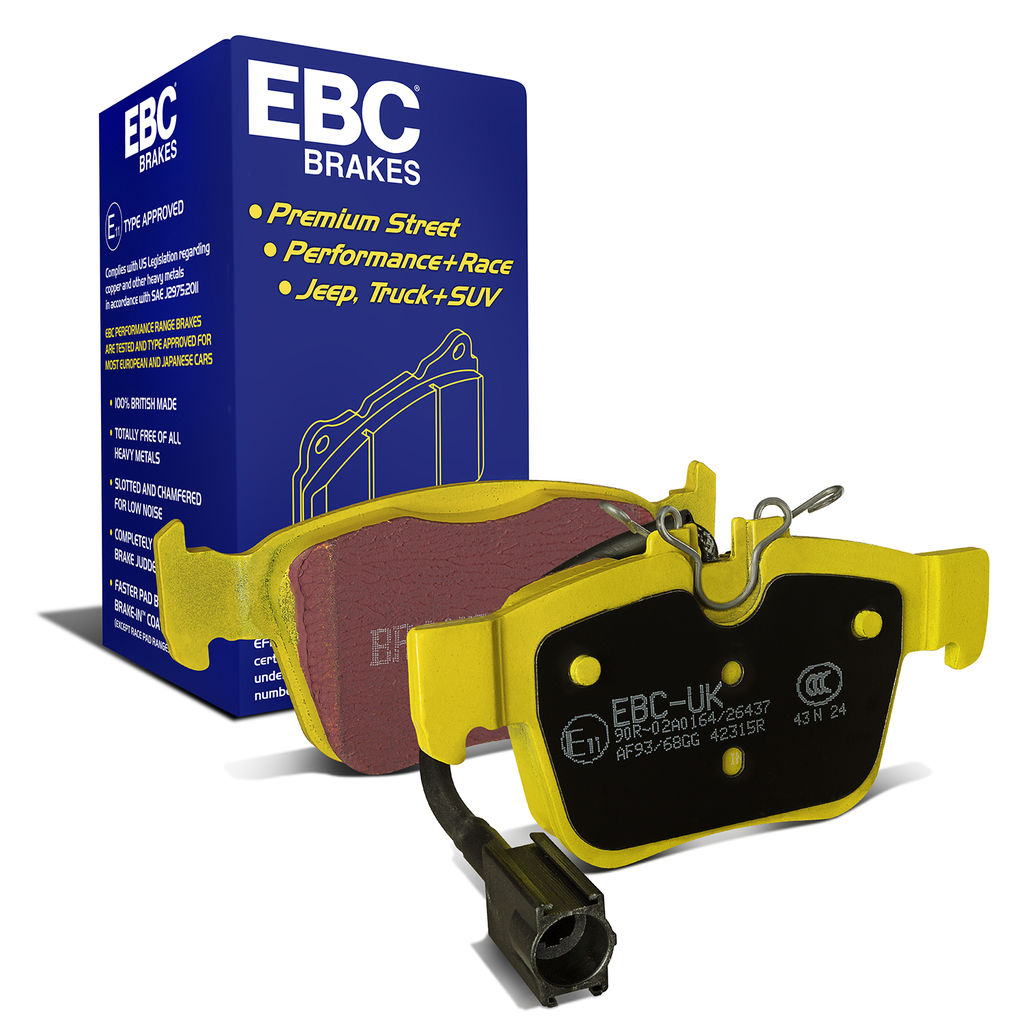 EBC Brakes DP42315R - Yellowstuff Street and Track Disc Brake Pad Set, 2-Wheel Set