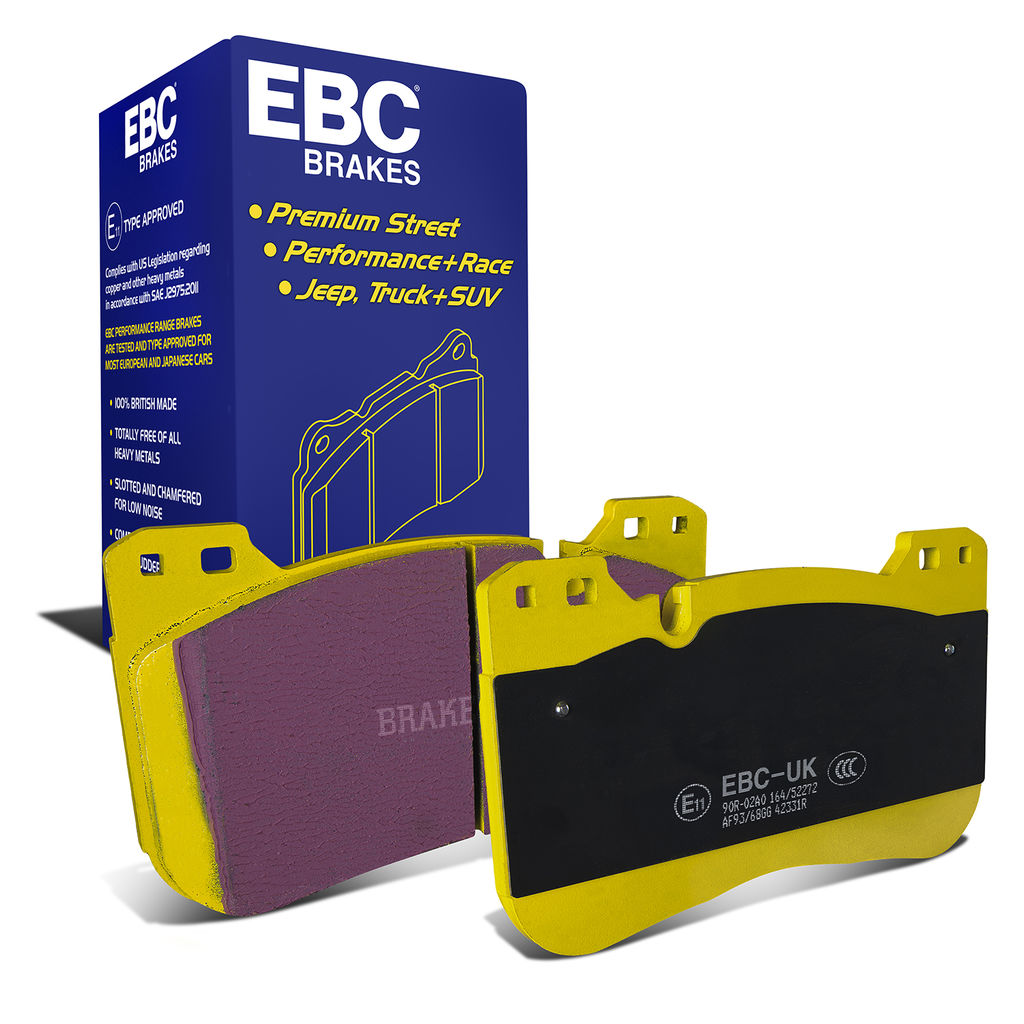 EBC Brakes DP42331R - Yellowstuff Street and Track Disc Brake Pad Set, 2-Wheel Set