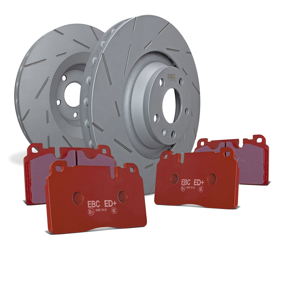 EBC Brakes S15KF1222 - S15 Kit Extra Duty Orangestuff Disc Brake Pad Set and USR Vented Brake Rotors