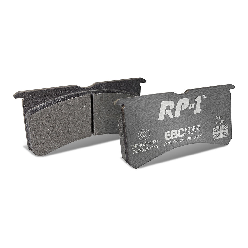 EBC Brakes DP8037RP1 - RP-1 Race Brake Pad Set, for Superlite 4 Piston/Superlite 6 Piston Caliper Part#