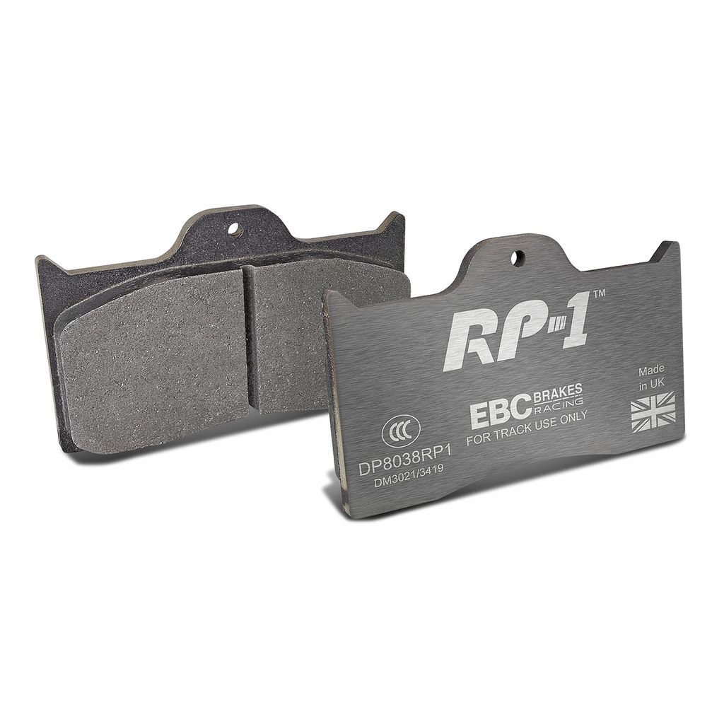 EBC Brakes DP8038RP1 - RP-1 Race Disc Brake Pad Set, for Dynalite Billet/Dynalite forged Caliper Part#,