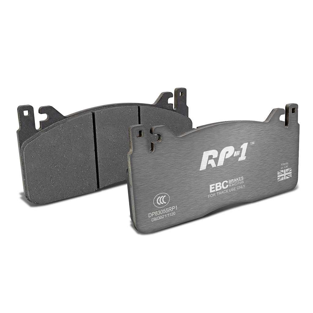 EBC Brakes DP83055RP1 - RP-1 Race Disc Brake Pad Set, 36/34mm Disc Thickness, 394mm Dia.