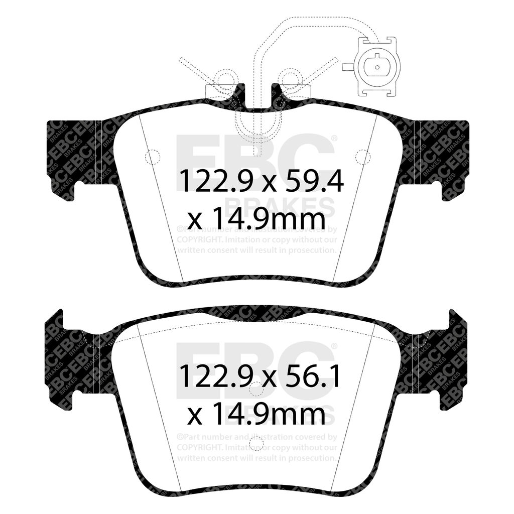 EBC Brakes DP52315NDX - Bluestuff NDX Brake Pads
