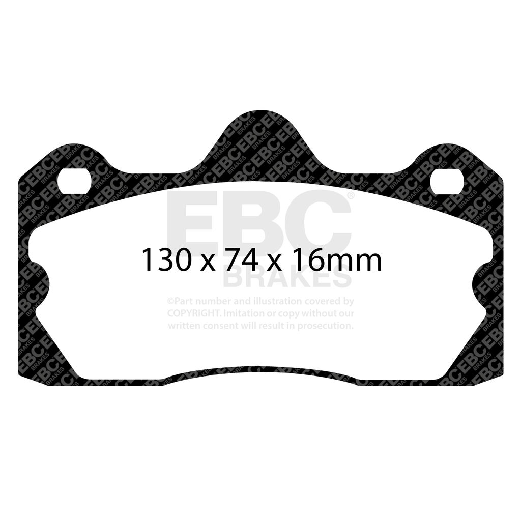 EBC Brakes DP8060RP1 - RP-1 Full Race Brake Pads