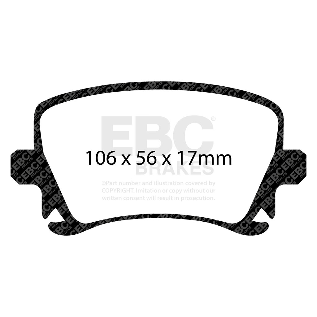 EBC Brakes DP81518RPX - RP-X Full Race Brake Pads