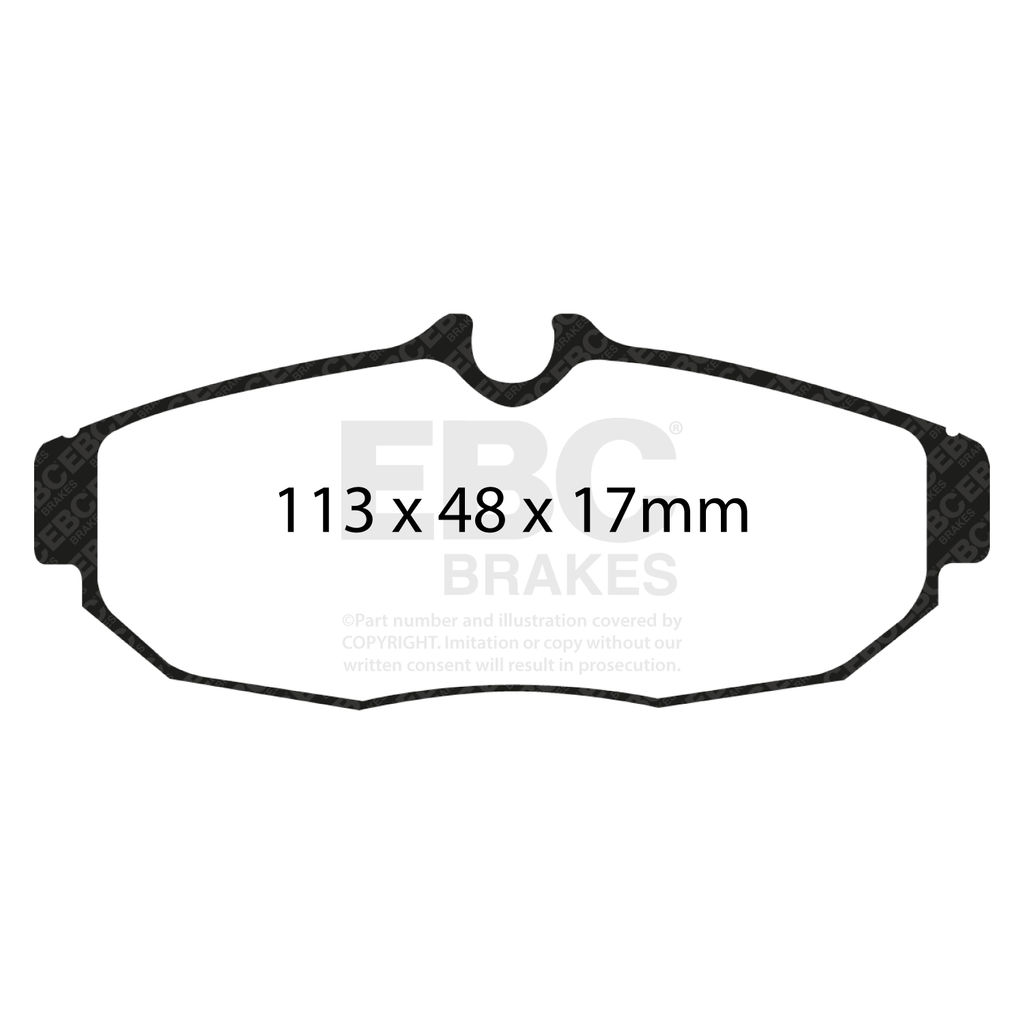 EBC Brakes DP81741RP1 - RP-1 Full Race Brake Pads